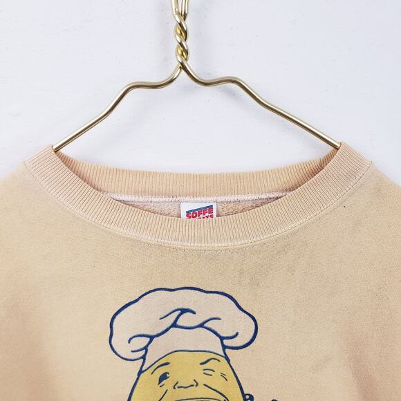 Vintage 80's Soffe Sweats Humpty Dumpty Crewneck Novelty Sweatshirt Adult Medium - Picture 3 of 12